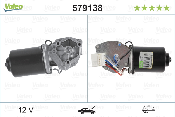 VALEO Ablaktörlö motor 579138_VALEO